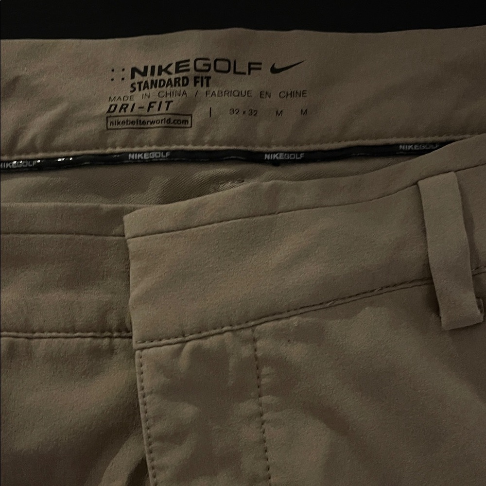 Nike Golf Standard Fit Khaki Chinos